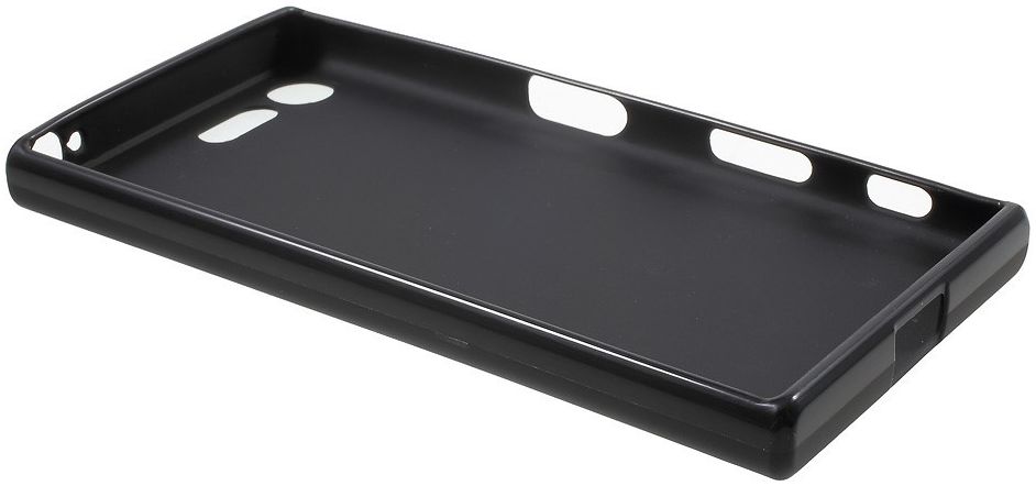 Sony Xperia X Compact TPU hoesje Zwart afbeelding 3