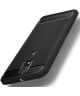 Motorola Moto G4 Geborsteld TPU Hoesje Zwart