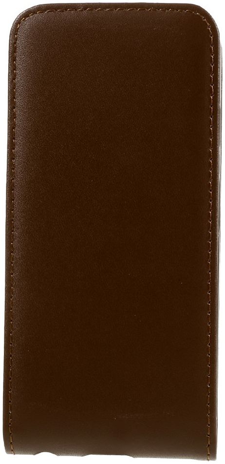 Echt Leren Verticale Apple iPhone 7 / 8 Flip Hoesje Bruin afbeelding 5