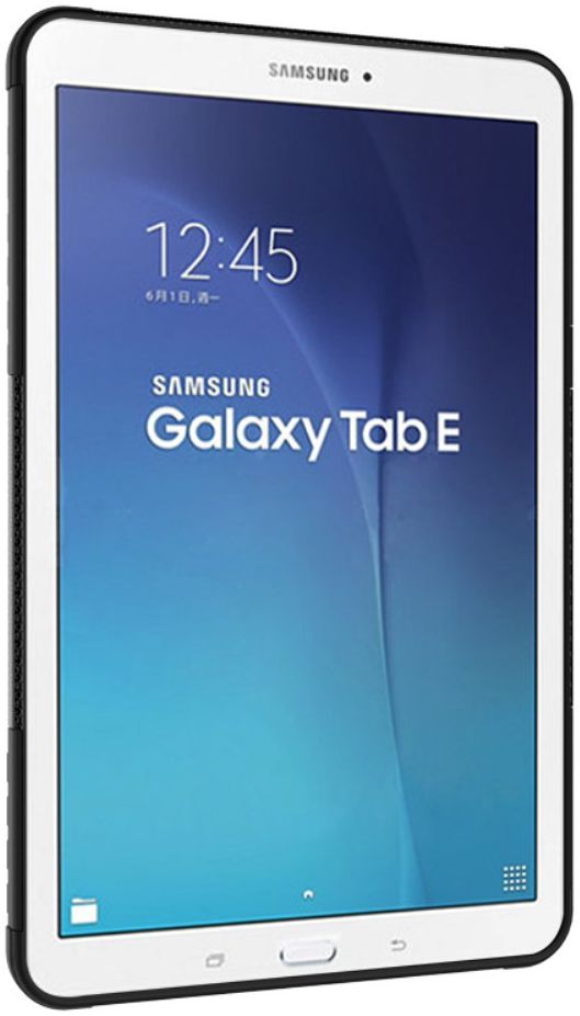 Hybride Samsung Galaxy Tab E (9.6) Back Cover Zwart afbeelding 10