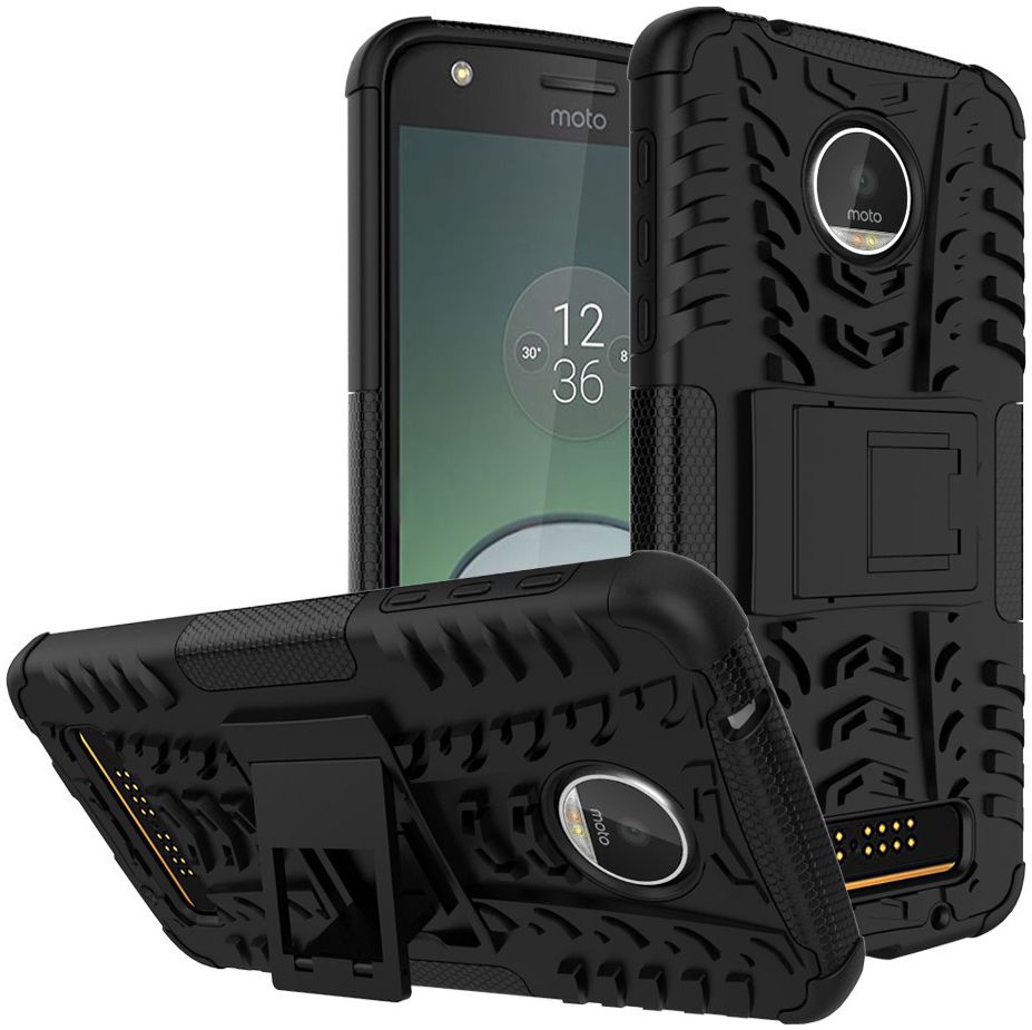 Hybride Motorola Moto Z Play Hoesje Zwart afbeelding 1