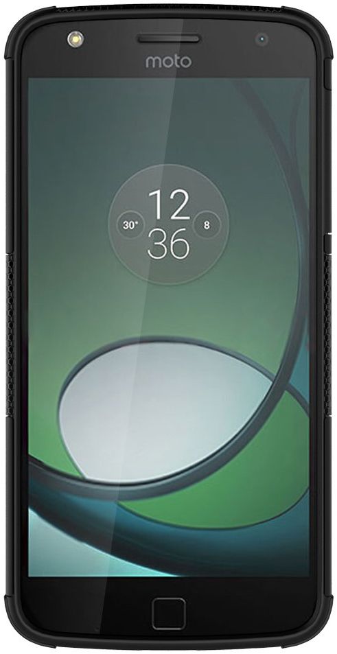 Hybride Motorola Moto Z Play Hoesje Zwart afbeelding 4