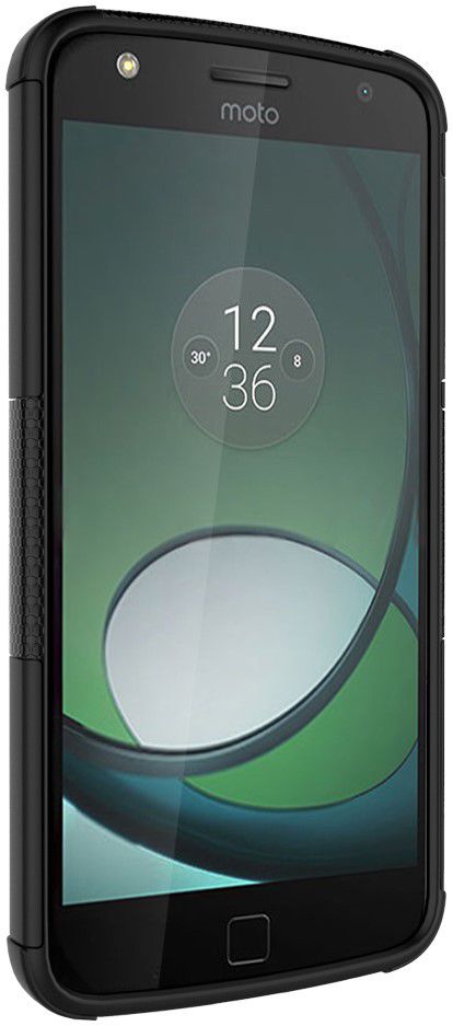 Hybride Motorola Moto Z Play Hoesje Zwart afbeelding 5