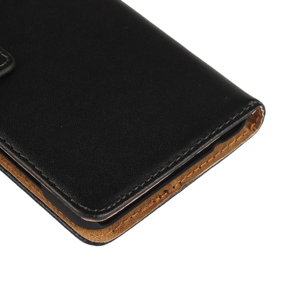 Echt lederen Huawei Y6 II Compact Hoesje Zwart afbeelding 9