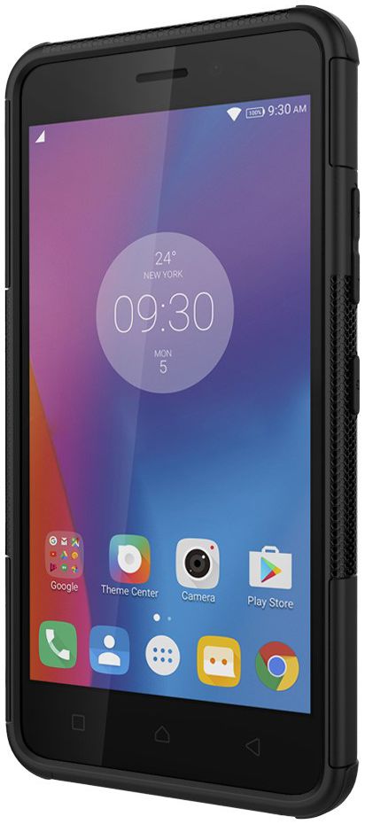Lenovo K6 Hybride Kickstand Hoesje Zwart afbeelding 3