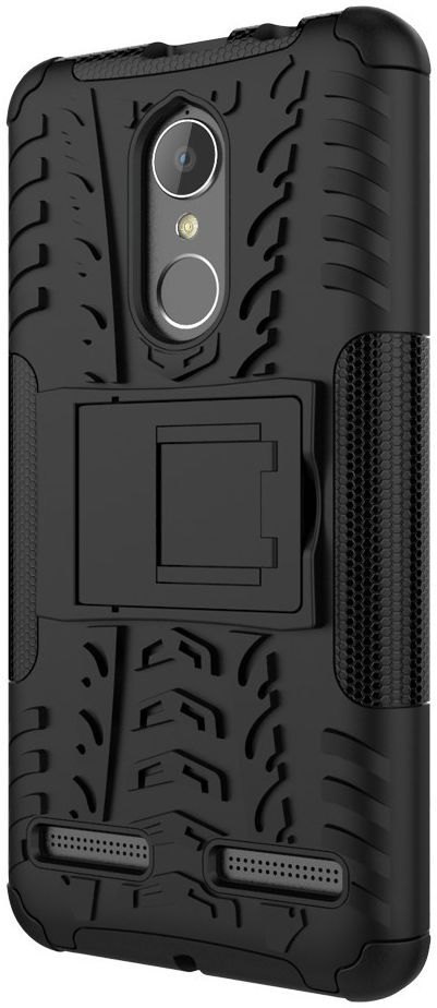 Lenovo K6 Hybride Kickstand Hoesje Zwart afbeelding 5