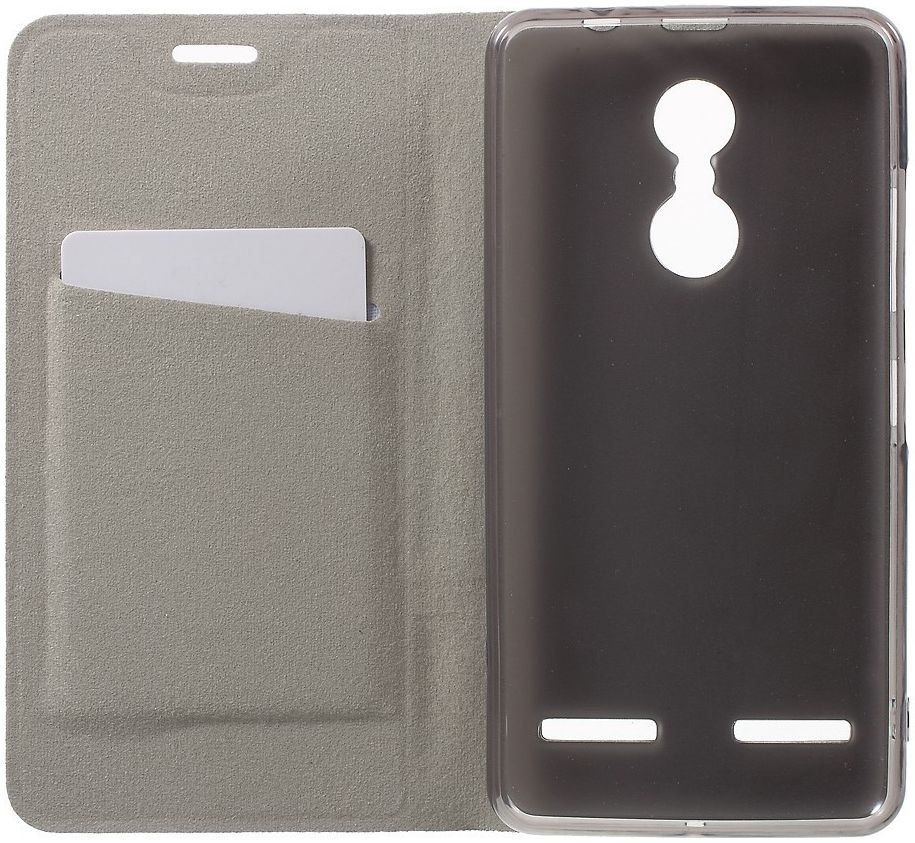 Lenovo K6 Design Flip Hoesje Zwart afbeelding 3