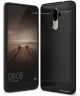 Huawei Mate 9 Geborsteld TPU Hoesje Zwart
