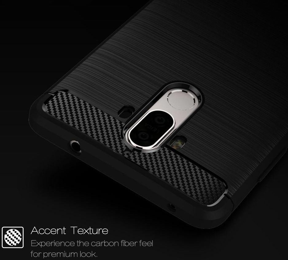 Huawei Mate 9 Geborsteld TPU Hoesje Zwart afbeelding 7