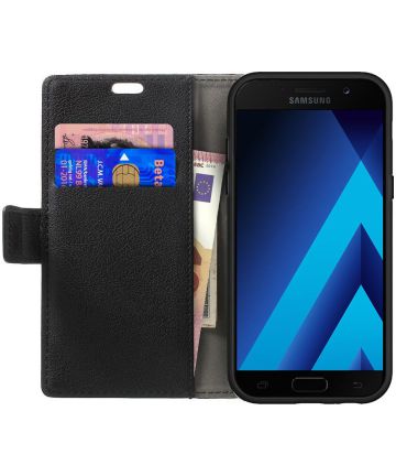 Samsung Galaxy A5 (2017) Wallet Hoesje Zwart Hoesjes