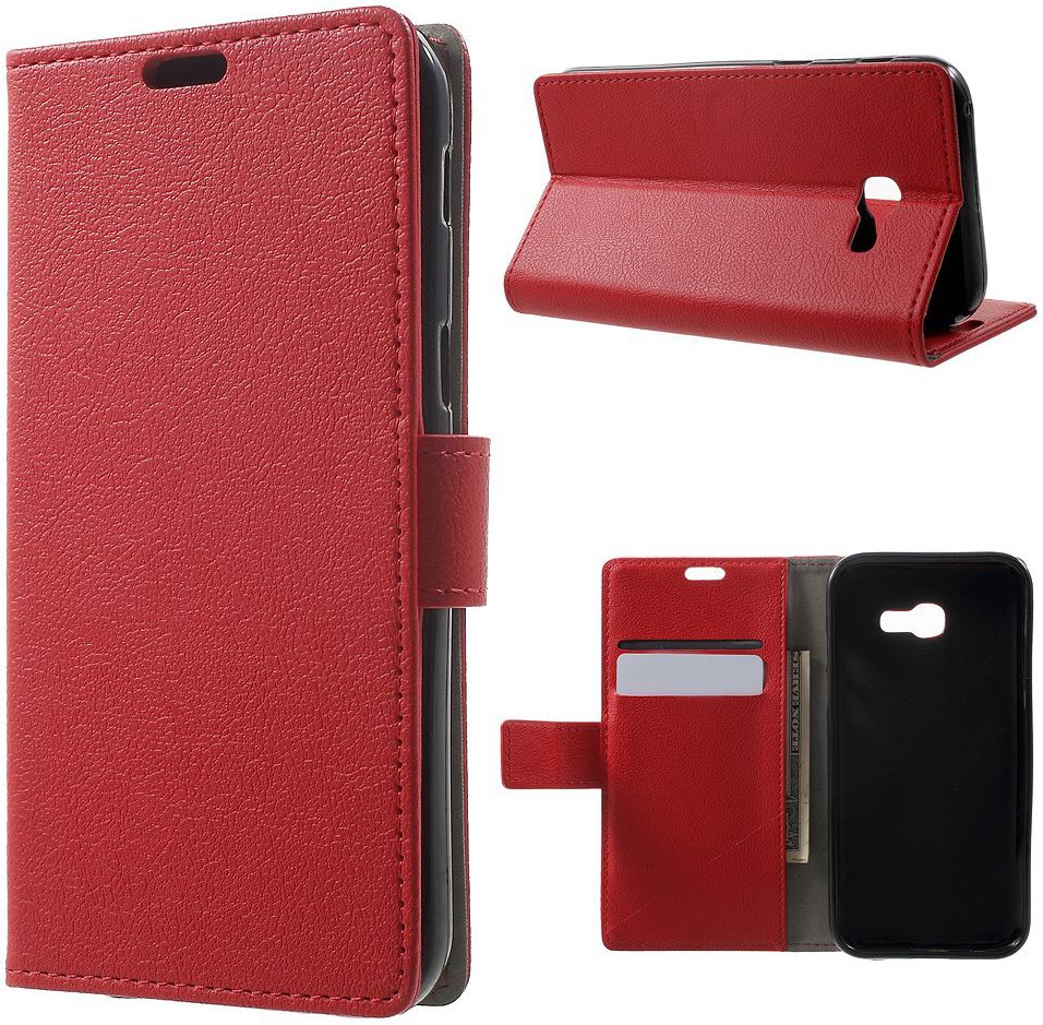 Samsung Galaxy A5 (2017) Wallet Hoesje Rood afbeelding 6