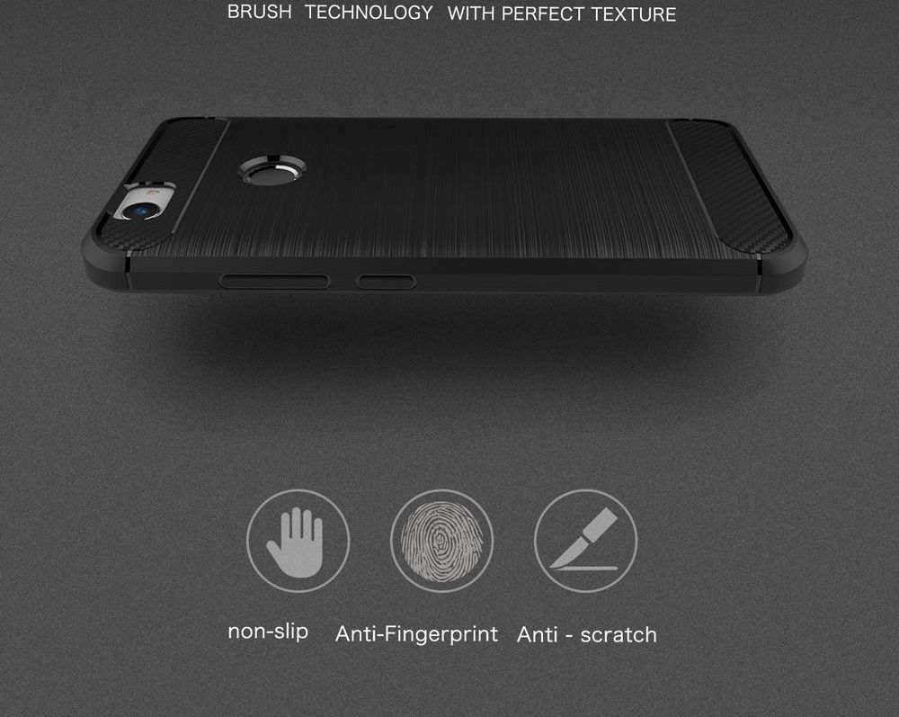 Huawei Nova Geborsteld TPU Hoesje Grijs afbeelding 4