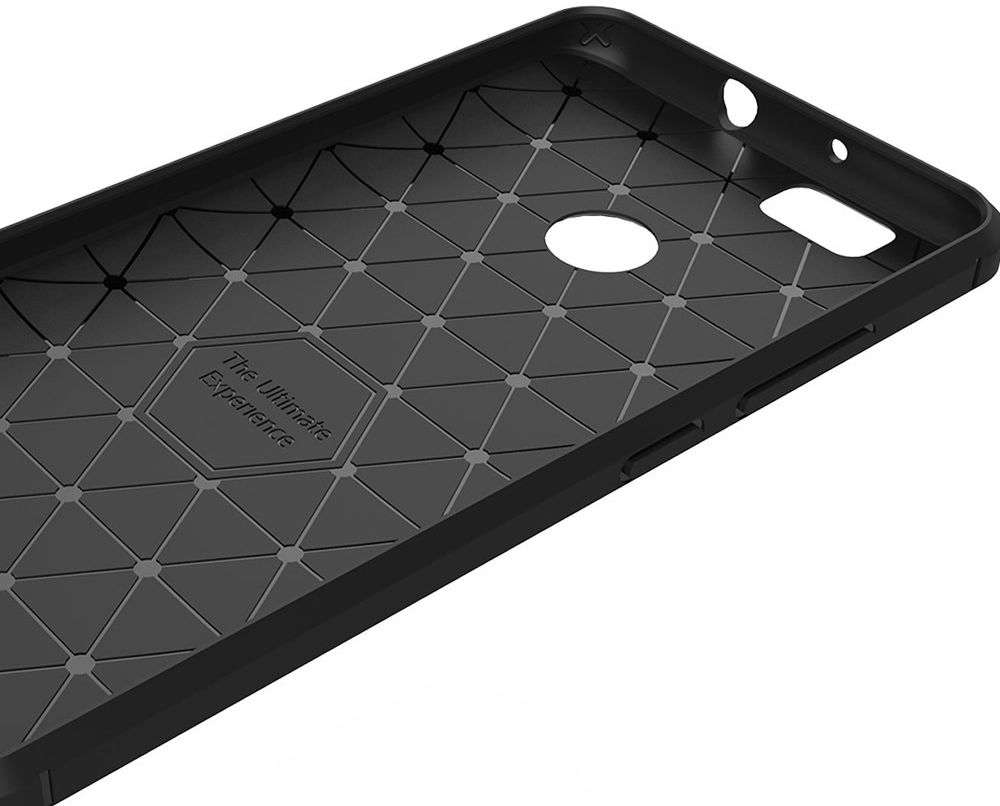 Huawei Nova Geborsteld TPU Hoesje Grijs afbeelding 8