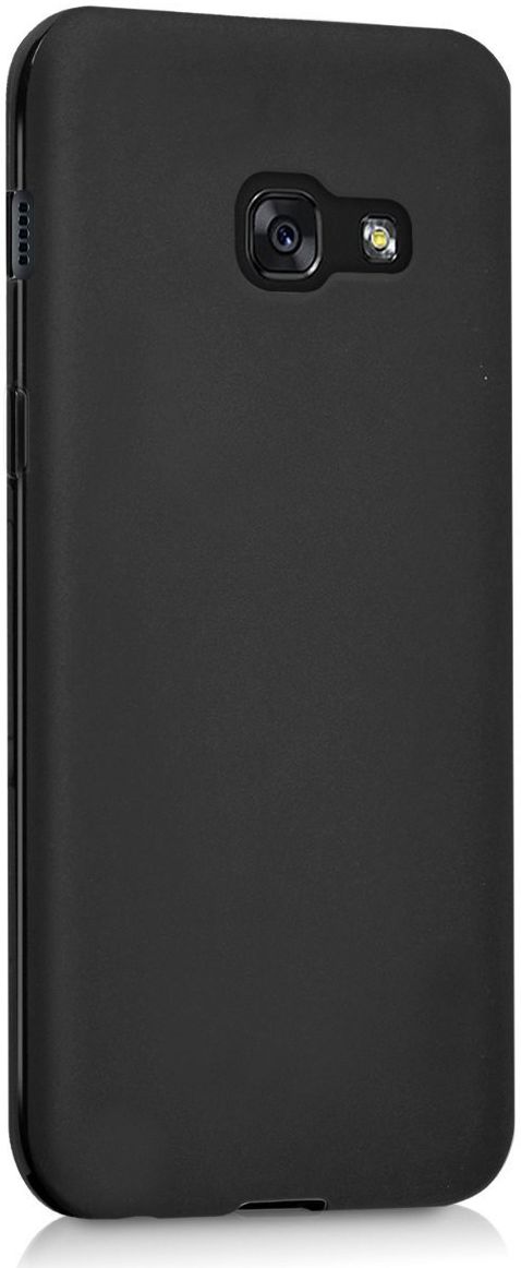 Samsung Galaxy A3 (2017) Frosted TPU Hoesje Zwart afbeelding 2