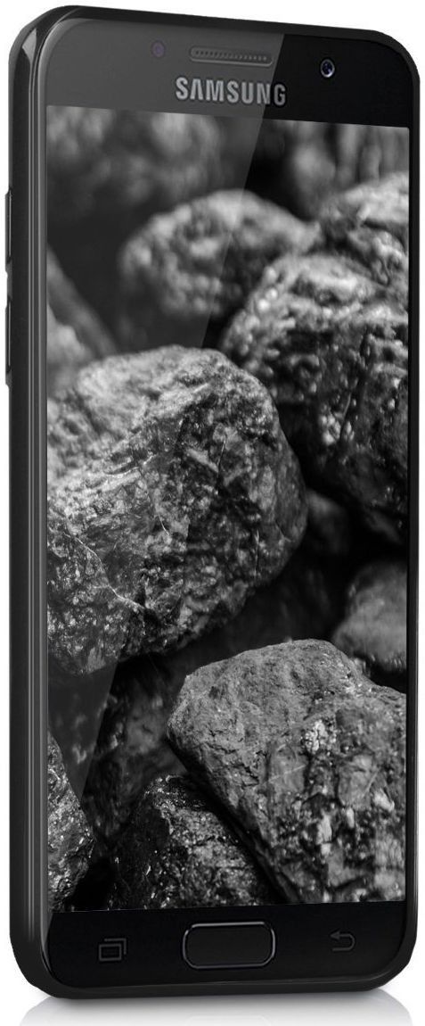 Samsung Galaxy A3 (2017) Frosted TPU Hoesje Zwart afbeelding 4