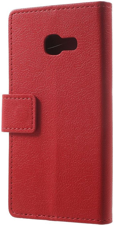 Samsung Galaxy A3 (2017) Stijlvol Portemonnee Hoesje Rood afbeelding 5