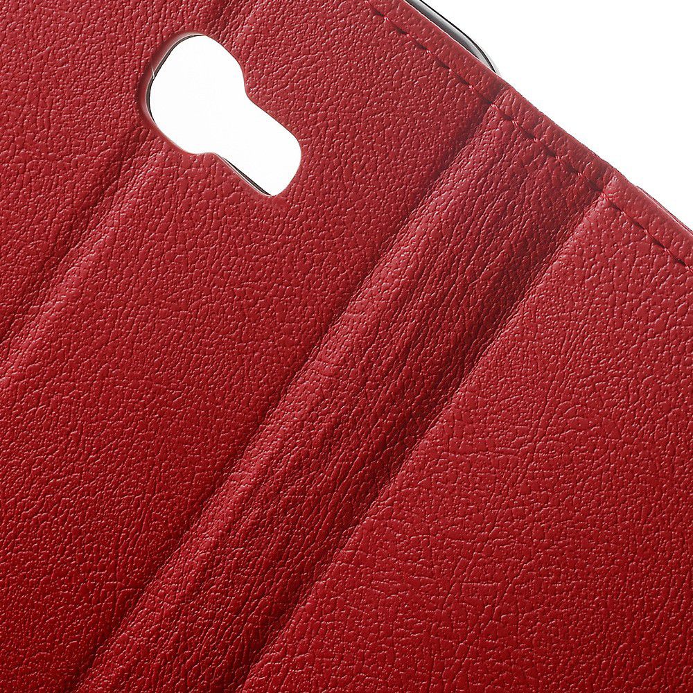 Samsung Galaxy A3 (2017) Stijlvol Portemonnee Hoesje Rood afbeelding 6