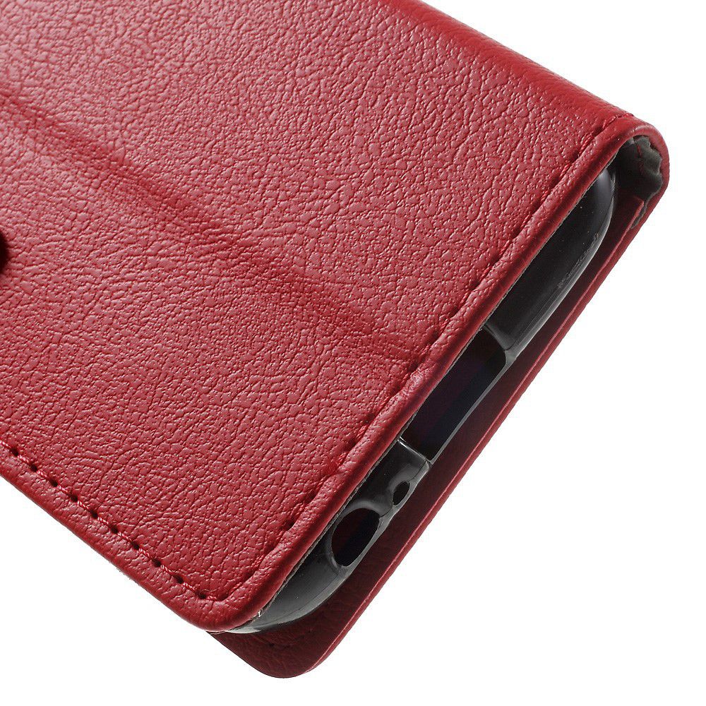 Samsung Galaxy A3 (2017) Stijlvol Portemonnee Hoesje Rood afbeelding 9