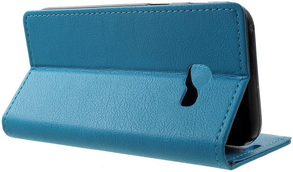Samsung Galaxy A3 (2017) Stijlvol Portemonnee Hoesje Blauw afbeelding 4