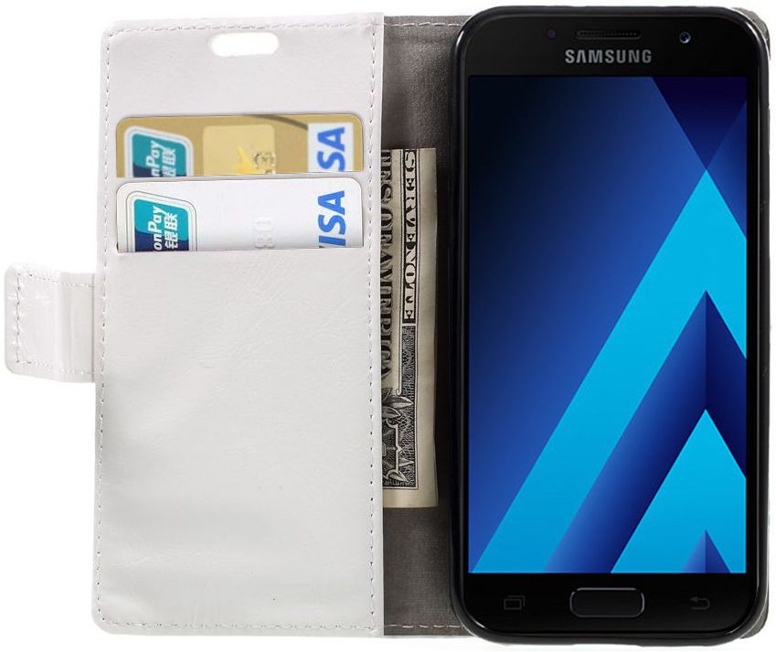 Samsung Galaxy A3 (2017) Flip Hoesje Wit afbeelding 1