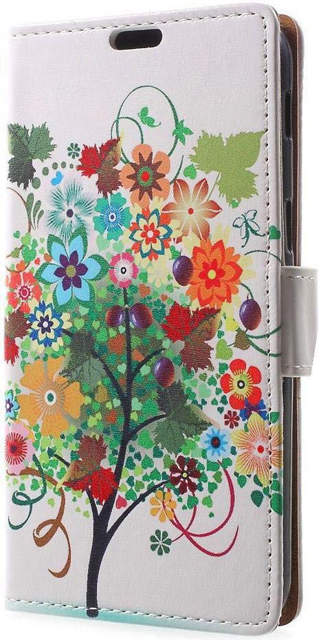 Samsung Galaxy A5 (2017) Portemonnee Print Hoesje Tree Groen afbeelding 1