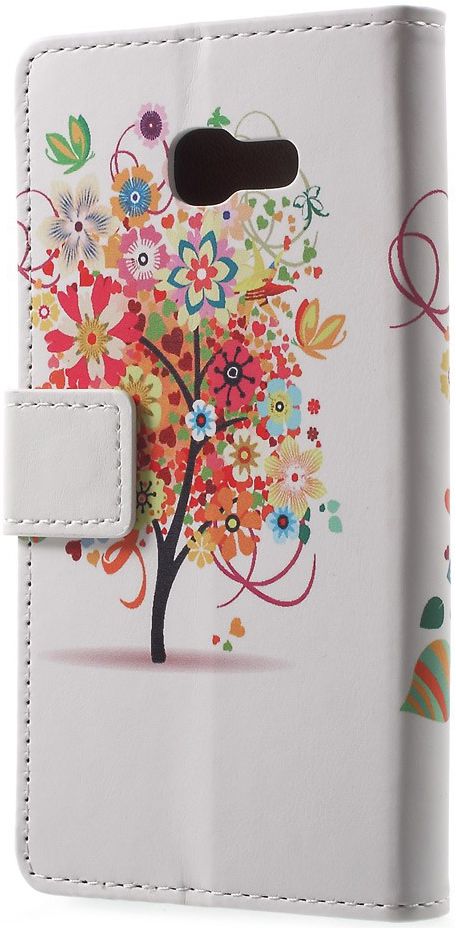 Samsung Galaxy A5 (2017) Portemonnee Print Hoesje Tree Oranje afbeelding 8