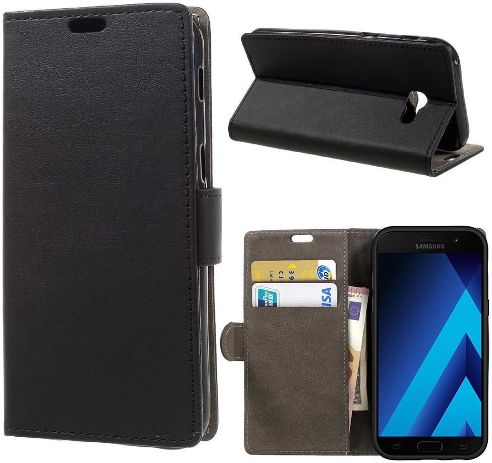 Samsung Galaxy A5 (2017) Portemonnee Hoesje met Standaard Zwart afbeelding 6
