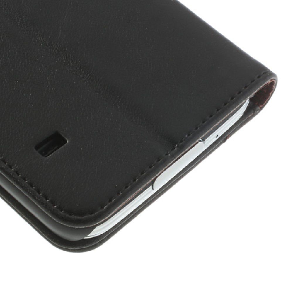 Samsung Galaxy S5 Portemonnee Stand Hoesje Zwart afbeelding 11