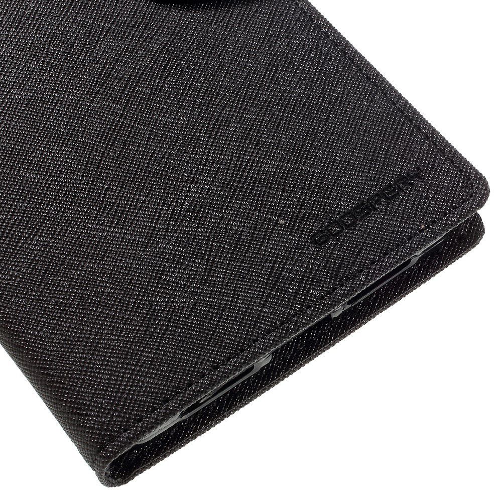 Mercury Goospery Wallet Hoesje Xiaomi Mi Max Zwart afbeelding 8
