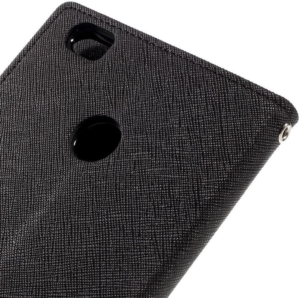 Mercury Goospery Wallet Hoesje Xiaomi Mi Max Zwart afbeelding 9