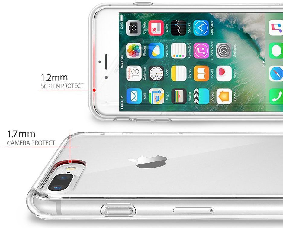 Ringke Fusion Hoesje Apple iPhone 7 Plus / 8 Plus Ink Black afbeelding 6
