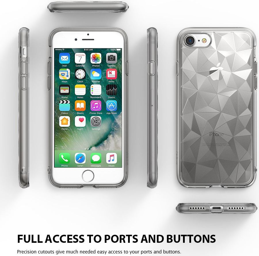 Ringke Air Prism Apple iPhone 7 / 8 Hoesje Zwart afbeelding 7