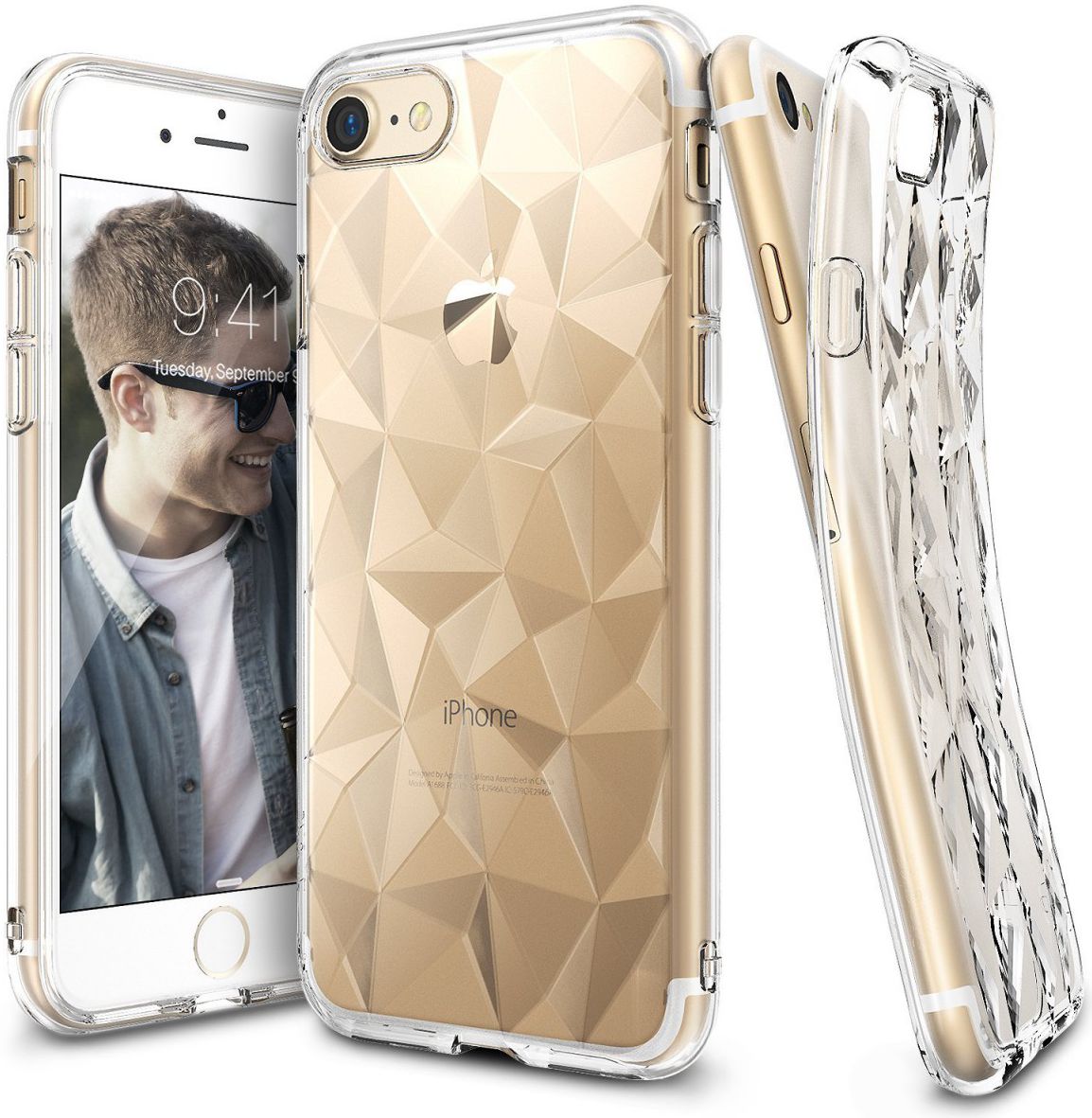 Ringke Air Prism Apple iPhone 7 / 8 Hoesje Transparant afbeelding 1