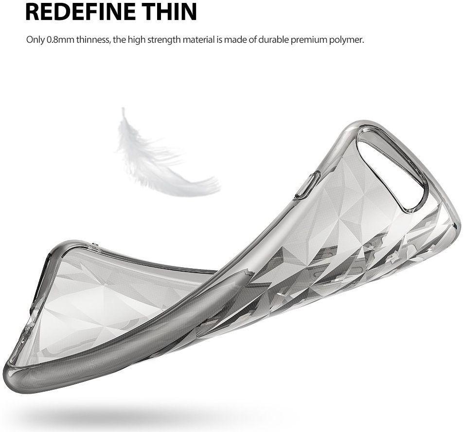Ringke Air Prism Apple iPhone 7 Plus / 8 Plus Hoesje Transparant Zwart afbeelding 7