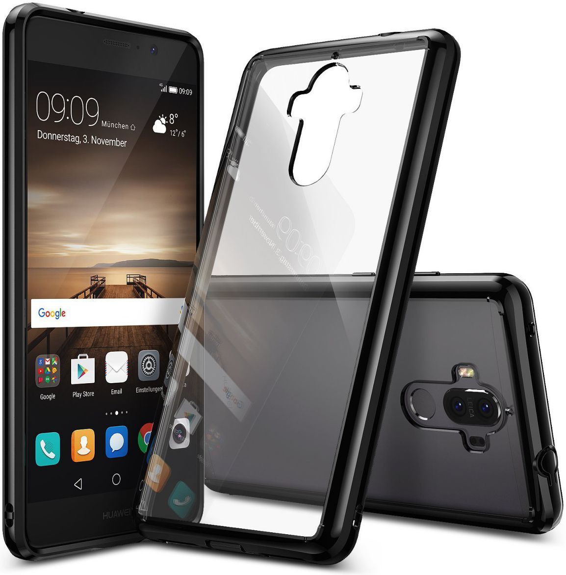Ringke Fusion Hoesje Huawei Mate 9 Zwart afbeelding 1