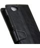 HTC One A9s Portemonnee Book Case Zwart