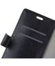 HTC One A9s Portemonnee Book Case Zwart