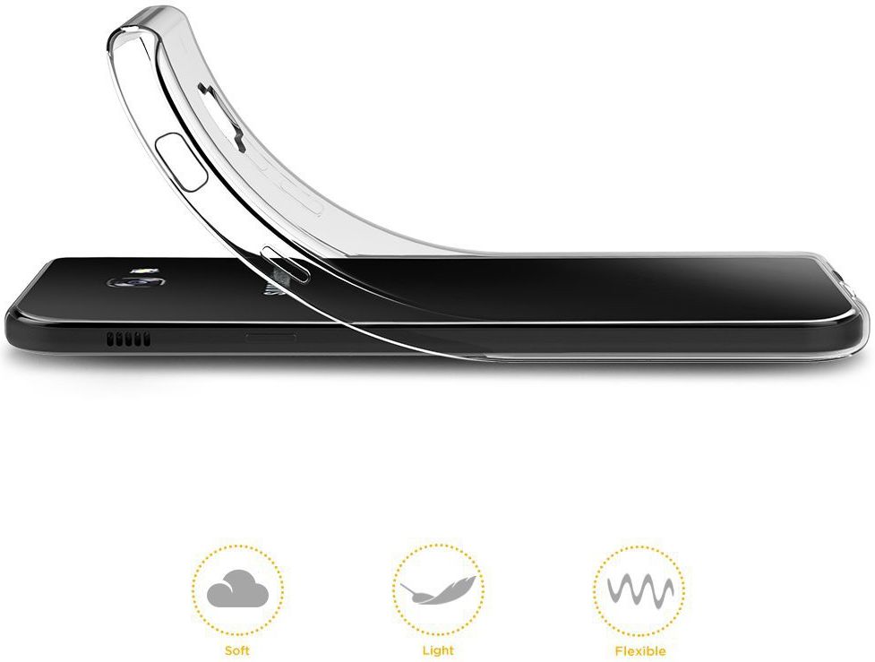 Samsung Galaxy A3 (2017) TPU Gel Hoesje Transparant afbeelding 5