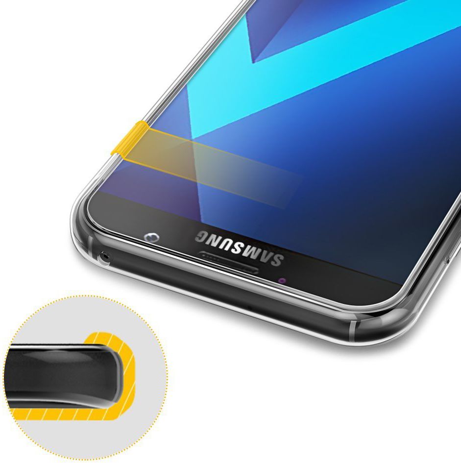 Samsung Galaxy A3 (2017) TPU Gel Hoesje Transparant afbeelding 6