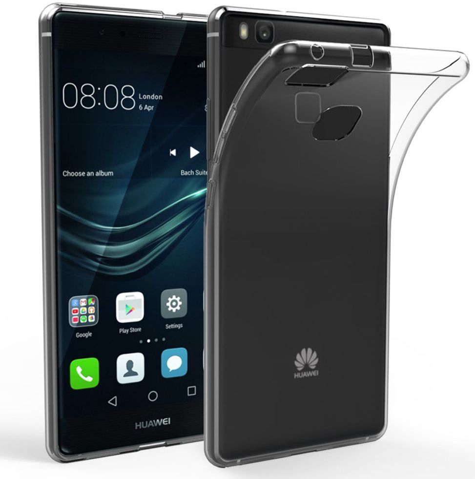 Huawei P9 Lite TPU Gel Hoesje Transparant afbeelding 2