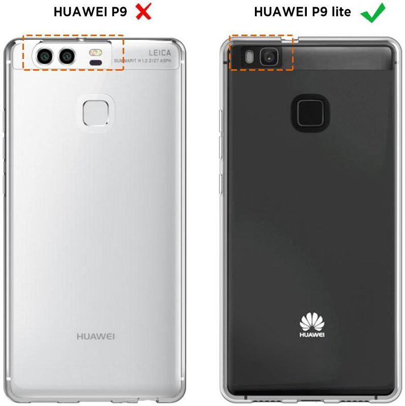Huawei P9 Lite TPU Gel Hoesje Transparant afbeelding 5