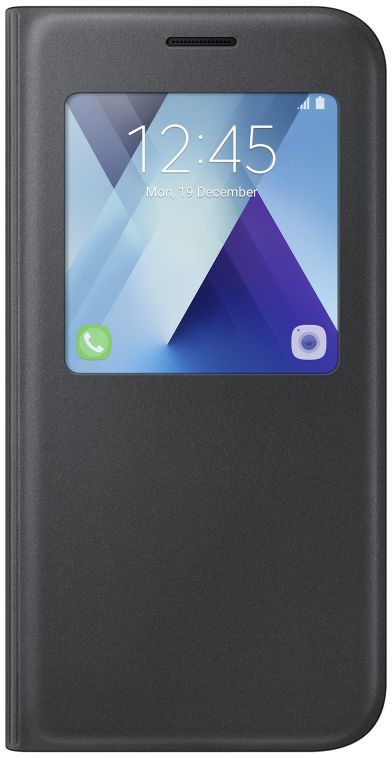 Samsung Galaxy A5 (2017) S-View Cover Zwart Origineel afbeelding 1