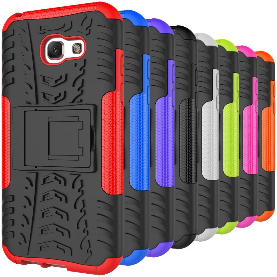 Stevig Samsung Galaxy A5 2017 Backcover Hoesje Oranje afbeelding 5