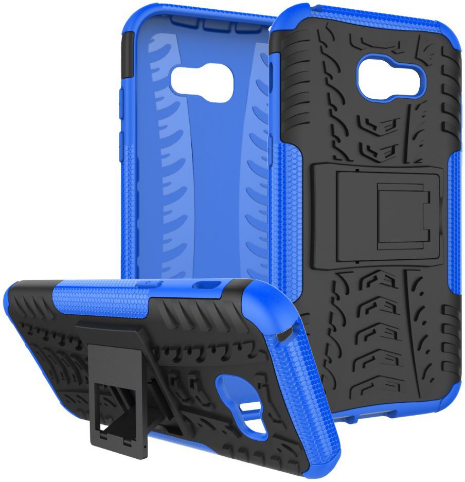 Stevig Samsung Galaxy A5 2017 Backcover Hoesje Blauw afbeelding 5
