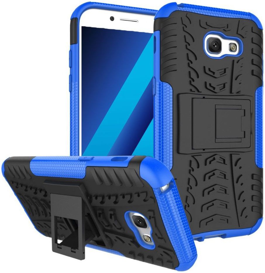 Stevig Samsung Galaxy A5 2017 Backcover Hoesje Blauw afbeelding 1