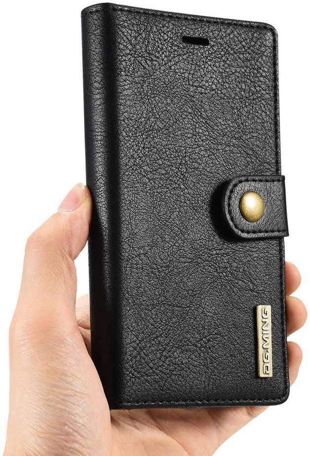 Sony Xperia XZ / XZs Echt Leren Portemonnee Hoesje Zwart afbeelding 14