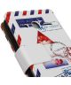 Alcatel Pixi 4 (4) portemonnee hoesje met print Love Letter