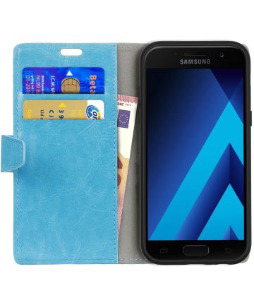Samsung Galaxy A5 (2017) Hoesje met Kaarthouder Blauw Hoesjes