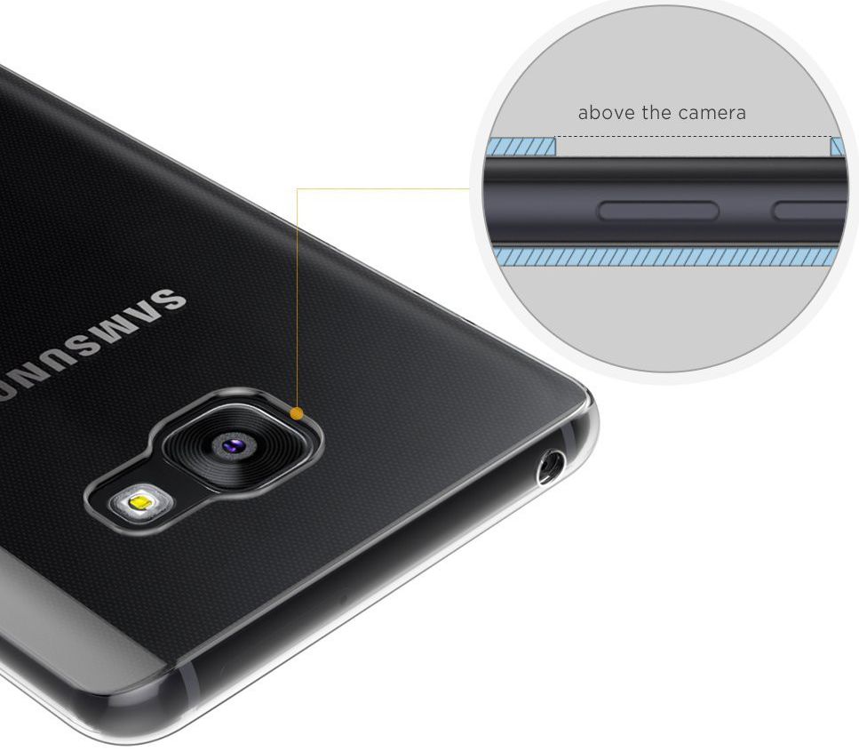 Samsung Galaxy A5 (2017) Hoesje Dun TPU Transparant afbeelding 3