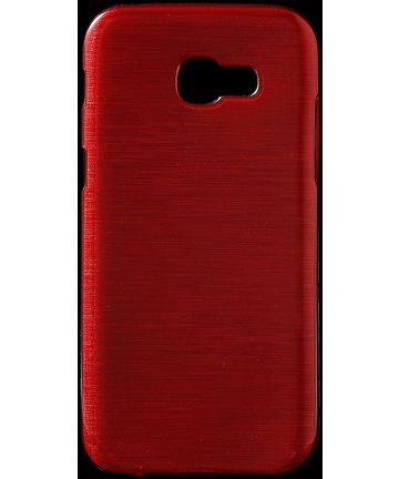 Samsung Galaxy A5 (2017) Brushed Soft TPU Case Rood Hoesjes